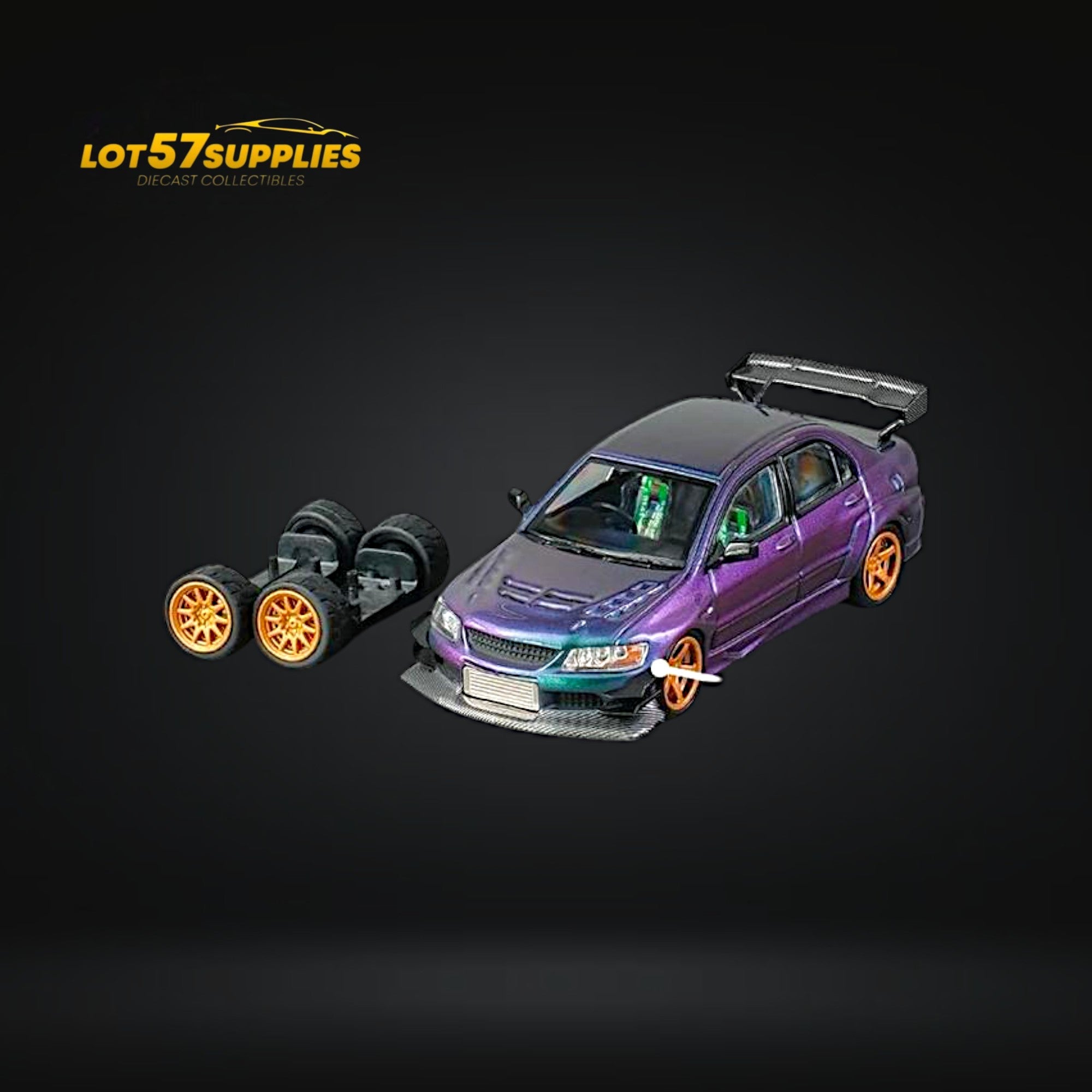 CM Model Mitsubishi Lancer Evolution IX Widebody Chameleon 1:64 CM64-EVOIX-21 (ONLINE ORDER ONLY)