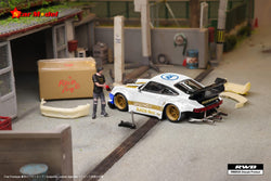Star Model Porsche RWB 930 GT Wing NFS White Livery 1:64 (ONLINE ORDER ONLY)