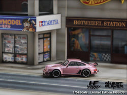 HobbyFans Porsche Singer 930 Turbo Study Ghost Player Custom Pink 1:64 (ONLINE ORDER ONLY)