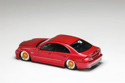 MK Model Mercedes-Benz E63 AMG W211 Lowered in Red Limited to 299 Pcs 1:64 (ONLINE ORDER ONLY)