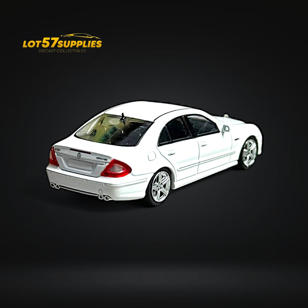 MK Model Mercedes-Benz E63 AMG W211 in White Limited to 599 Pcs 1:64 (ONLINE ORDER ONLY)