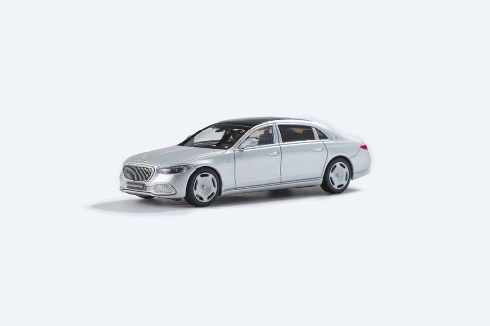 AR BOX 2021 Mercedes-Benz Maybach W223 Matte Silver Licensed Product 1:64 (ONLINE ORDER ONLY)