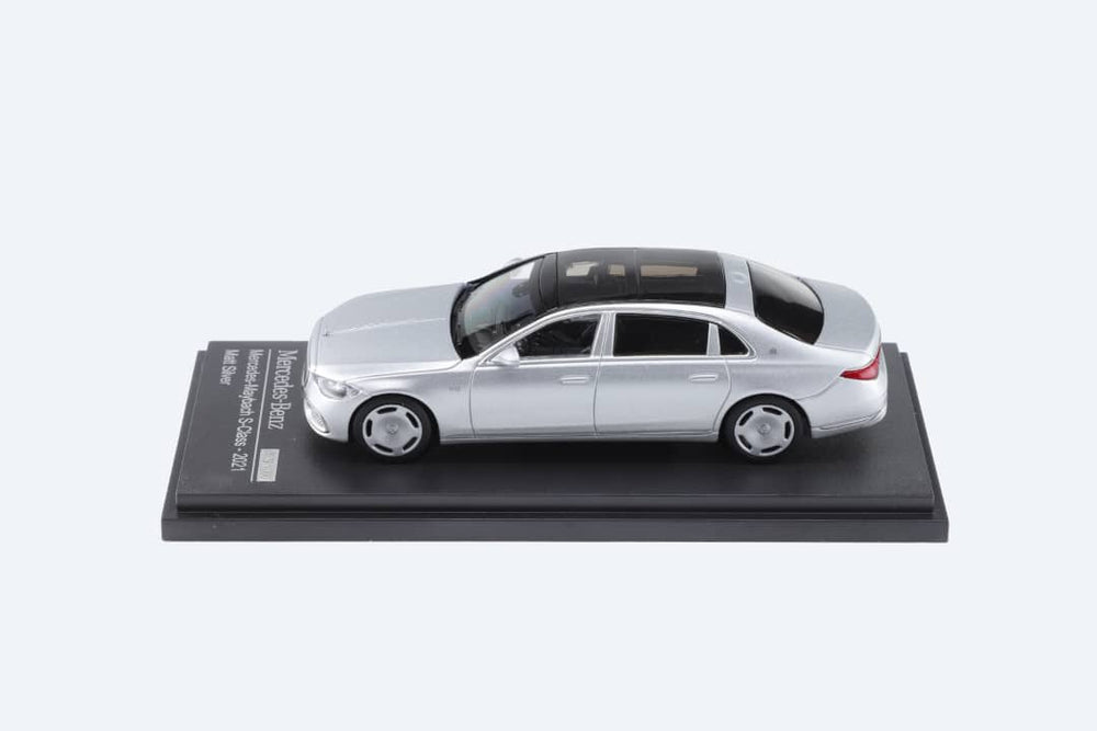 AR BOX 2021 Mercedes-Benz Maybach W223 Matte Silver Licensed Product 1:64 (ONLINE ORDER ONLY)