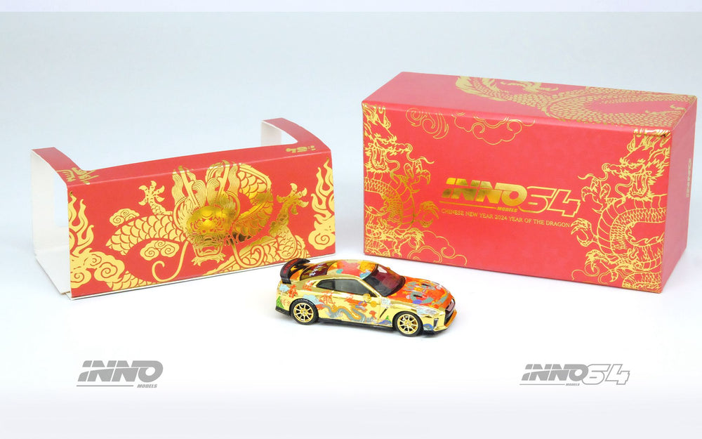 Inno64 Nissan Skyline GT-R R35 Year Of The Dragon Special Edition 2024 1:64 (ONLINE ORDER ONLY)