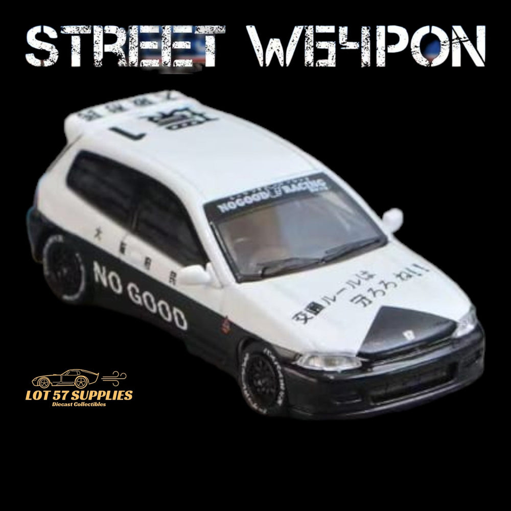 Street Weapon Honda Civic EG6 OSAKA JDM Police livery Car 1:64 (ONLINE ORDER ONLY)