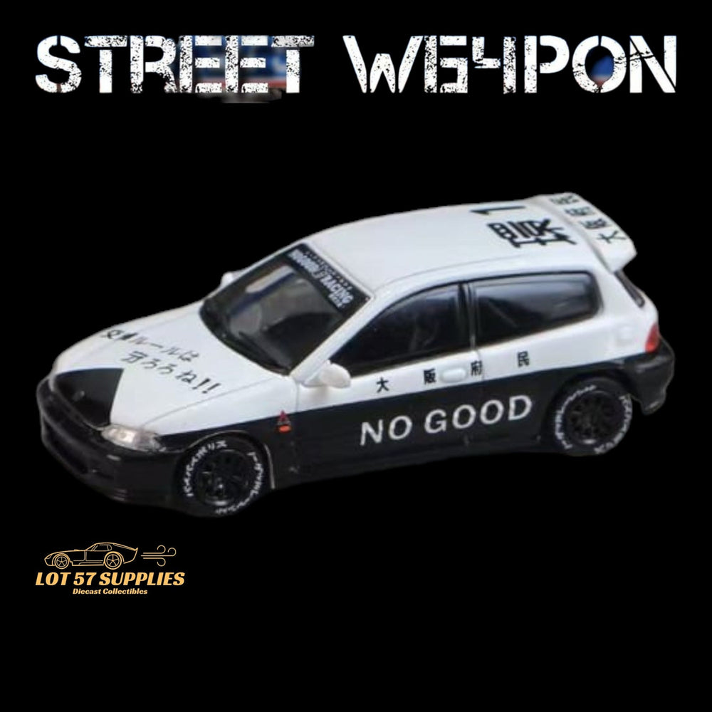 Street Weapon Honda Civic EG6 OSAKA JDM Police livery Car 1:64 (ONLINE ORDER ONLY)