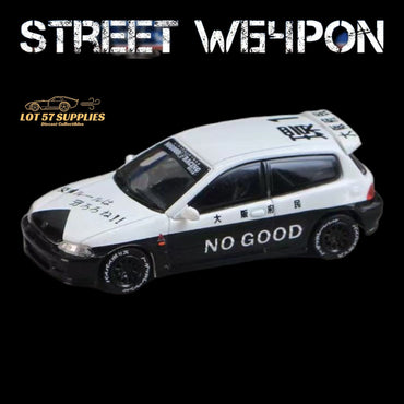 Street Weapon Honda Civic EG6 OSAKA JDM Police livery Car 1:64 (ONLINE ORDER ONLY)
