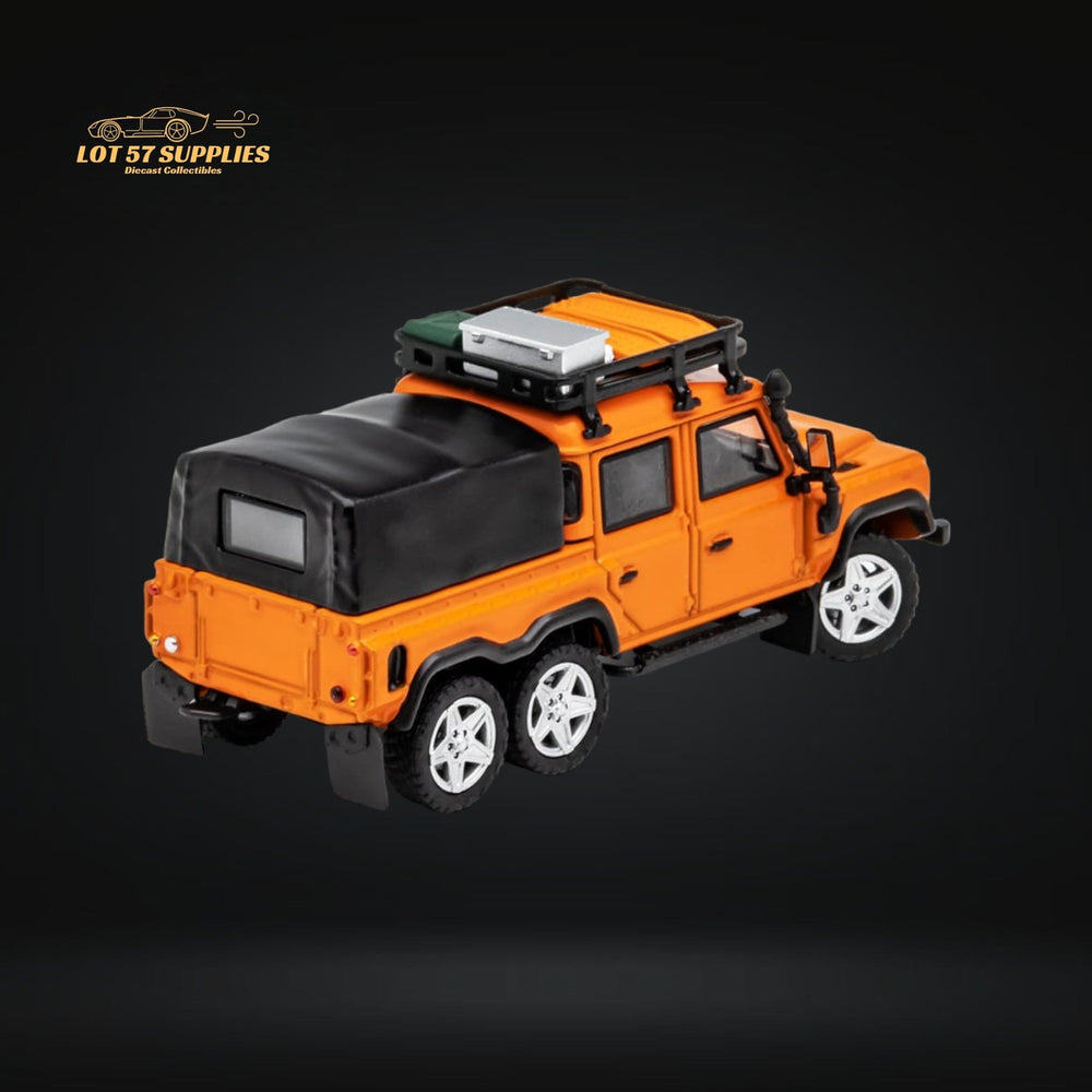 GCD Land Rover Defender 6x6 Orange Camping Modified 1:64 KS-053-287 (ONLINE ORDER ONLY)