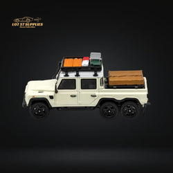 GCD Land Rover Defender 6x6 Off-White Camping Modified 1:64 KS-053-286 (ONLINE ORDER ONLY)
