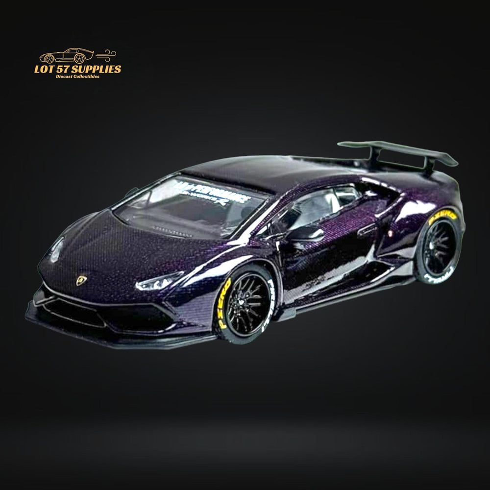 King Model Lamborghini Huracan LP610 LB 1.0 Purple Carbon Fiber 1:64 (ONLINE ORDER ONLY)