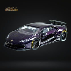 King Model Lamborghini Huracan LP610 LB 1.0 Purple Carbon Fiber 1:64 (ONLINE ORDER ONLY)