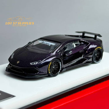 King Model Lamborghini Huracan LP610 LB 1.0 Purple Carbon Fiber 1:64 (ONLINE ORDER ONLY)