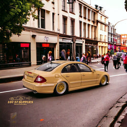 MK Model Mercedes-Benz E63 AMG W211 Lowered in Desert Yellow 1:64 (ONLINE ORDER ONLY)