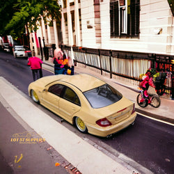 MK Model Mercedes-Benz E63 AMG W211 Lowered in Desert Yellow 1:64 (ONLINE ORDER ONLY)