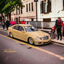 MK Model Mercedes-Benz E63 AMG W211 Lowered in Desert Yellow 1:64 (ONLINE ORDER ONLY)