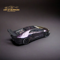 King Model Lamborghini Aventador LP700-4 LB 1.0 Purple Carbon Fiber 1:64 (ONLINE ORDER ONLY)