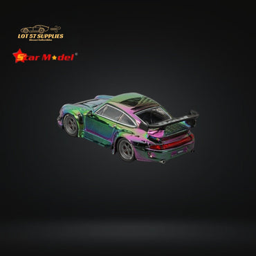 Star Model Porsche RWB 993 GT Wing Magic Purple-Green 1:64 (ONLINE ORDER ONLY)