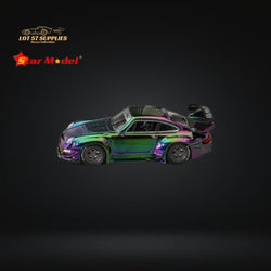 Star Model Porsche RWB 993 GT Wing Magic Purple-Green 1:64 (ONLINE ORDER ONLY)