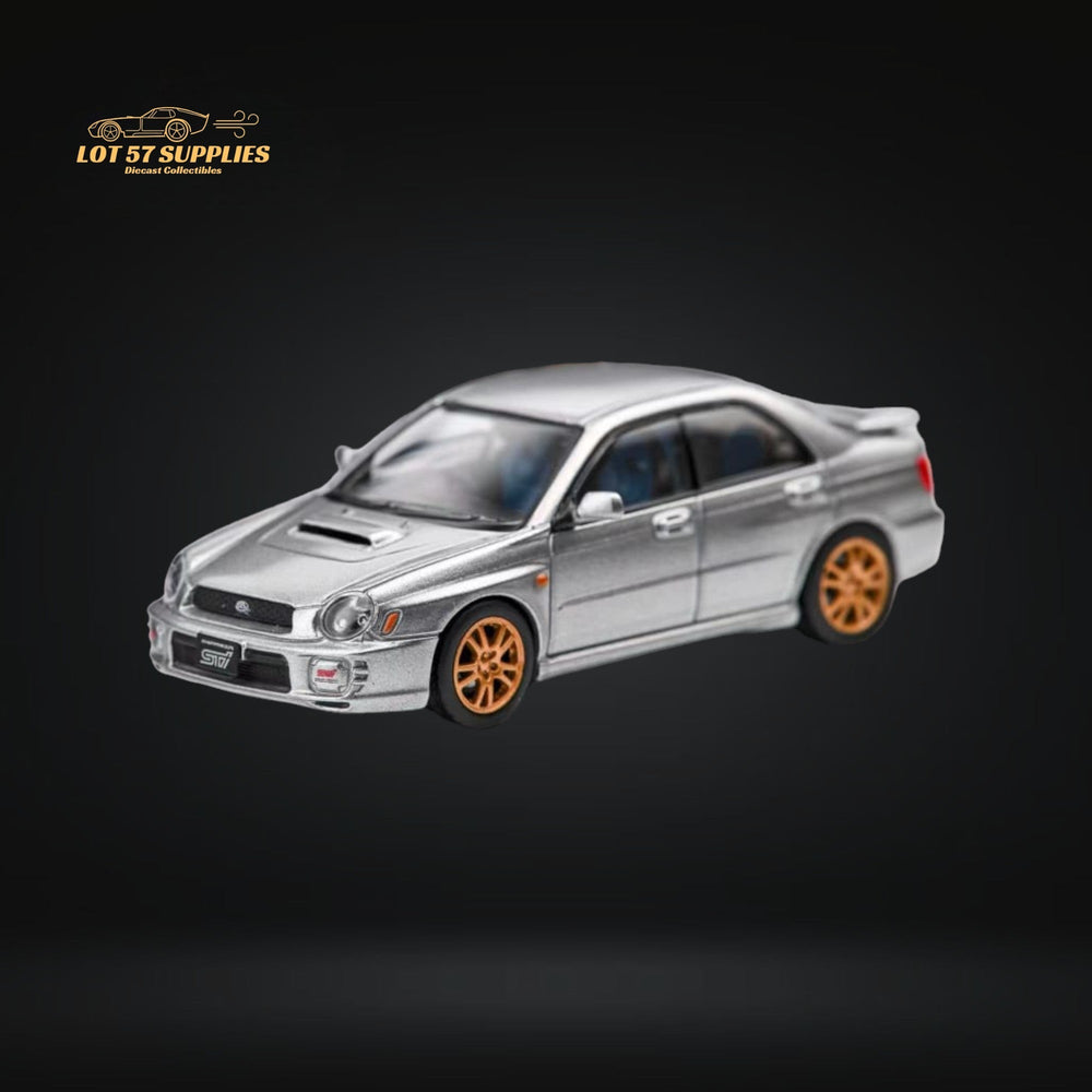 Furuya Subaru Impreza WRX STI 7th Gen Sedan Silver Gold Wheels 1:64 (ONLINE ORDER ONLY)