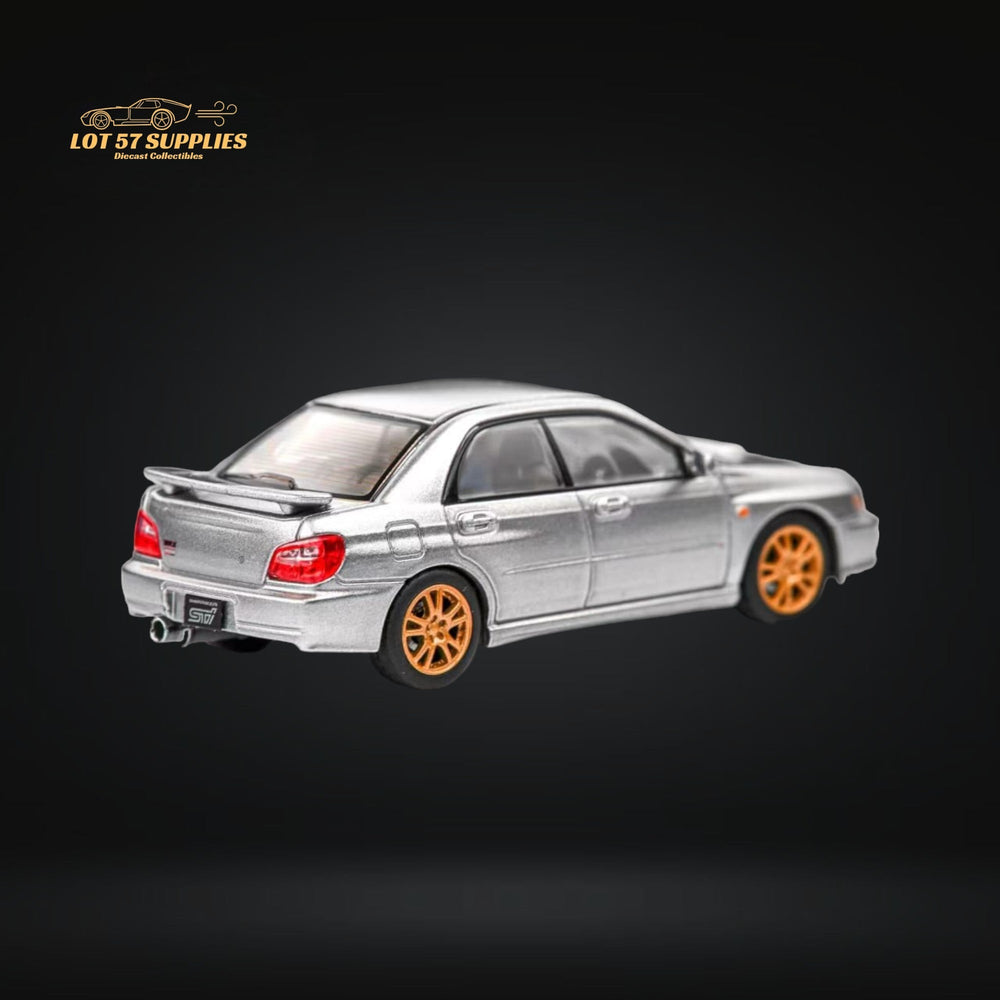 Furuya Subaru Impreza WRX STI 7th Gen Sedan Silver Gold Wheels 1:64 (ONLINE ORDER ONLY)