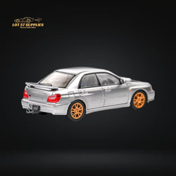 Furuya Subaru Impreza WRX STI 7th Gen Sedan Silver Gold Wheels 1:64 (ONLINE ORDER ONLY)