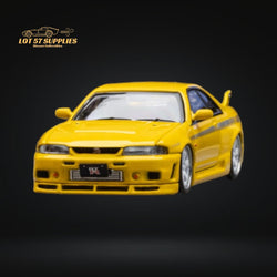 Focal Horizon Skyline R33 GT-R 4TH Gen 400R in Yellow Openable Hood 1:64 (ONLINE ORDER ONLY)