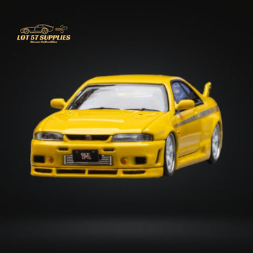 Focal Horizon Skyline R33 GT-R 4TH Gen 400R in Yellow Openable Hood 1:64 (ONLINE ORDER ONLY)