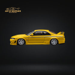Focal Horizon Skyline R33 GT-R 4TH Gen 400R in Yellow Openable Hood 1:64 (ONLINE ORDER ONLY)