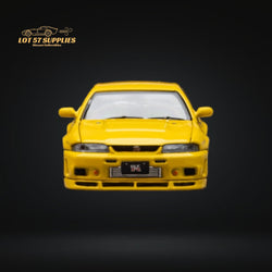 Focal Horizon Skyline R33 GT-R 4TH Gen 400R in Yellow Openable Hood 1:64 (ONLINE ORDER ONLY)