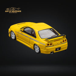 Focal Horizon Skyline R33 GT-R 4TH Gen 400R in Yellow Openable Hood 1:64 (ONLINE ORDER ONLY)