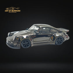 MC Porsche RWB 930 Chrome Gunmetal Gray Diecast 1:64 (ONLINE ORDER ONLY)