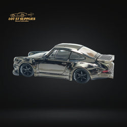 MC Porsche RWB 930 Chrome Gunmetal Gray Diecast 1:64 (ONLINE ORDER ONLY)