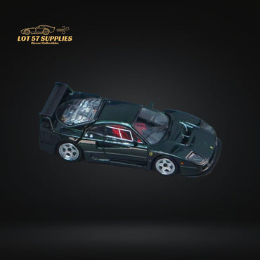 Stance Hunters Ferrari F40 LM British Green With Removable Rear Engine Cover 1:64 (ONLINE ORDER ONLY)
