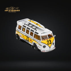 LF Model Volkswagen T1 Kombi WideBody with Surfboard in Flash #23 Livery 1:64 (ONLINE ORDER ONLY)