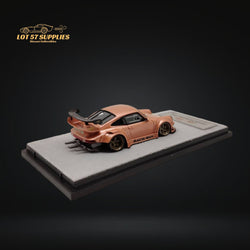 QIDIAN Porsche RWB 930 GT Wing in Champagne Gold Resin Model 1:64 (ONLINE ORDER ONLY)