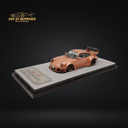 QIDIAN Porsche RWB 930 GT Wing in Champagne Gold Resin Model 1:64 (ONLINE ORDER ONLY)