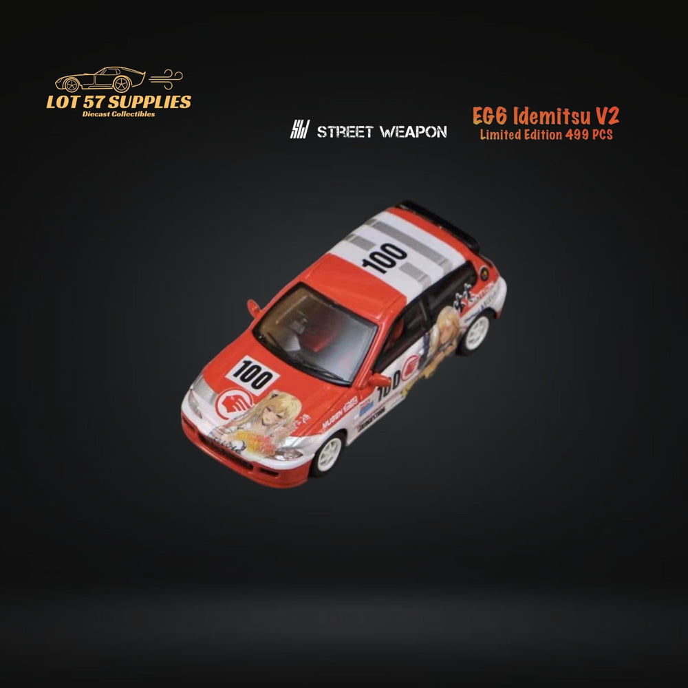Street Weapon Honda Civic EG6 Idemitsu V2 1:64 (ONLINE ORDER ONLY)