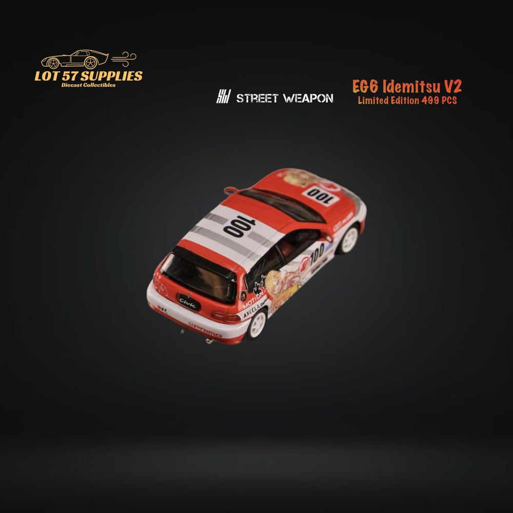 Street Weapon Honda Civic EG6 Idemitsu V2 1:64 (ONLINE ORDER ONLY)