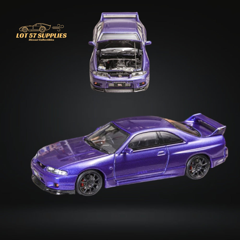 Focal Horizon Skyline GT-R R33 GT-R 4th Gen BCNR33 Full Carbon Purple 1:64 (ONLINE ORDER ONLY)