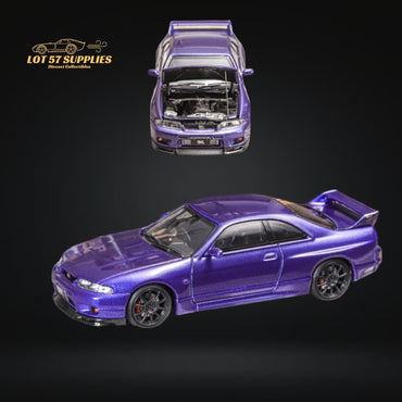Focal Horizon Skyline GT-R R33 GT-R 4th Gen BCNR33 Full Carbon Purple 1:64 (ONLINE ORDER ONLY)