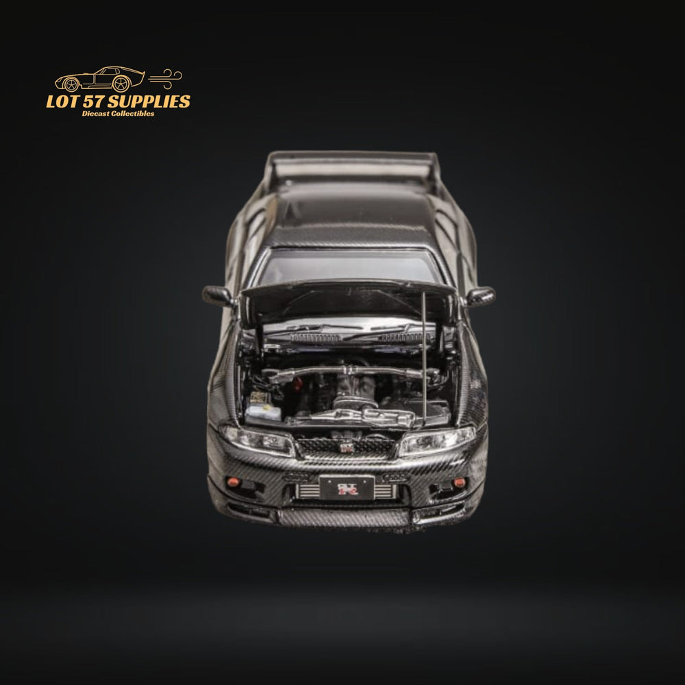 Focal Horizon Skyline GT-R R33 GT-R 4th Gen BCNR33 Full Carbon Black 1:64 (ONLINE ORDER ONLY)