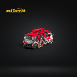 LF Model Volkswagen T1 Kombi WideBody with Surfboard in Akiba #96 Livery 1:64 (ONLINE ORDER ONLY)