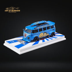 Flame Model VW Volkswagen T1 Van Bus Astro Boy Blue 1:64 (ONLINE ORDER ONLY)