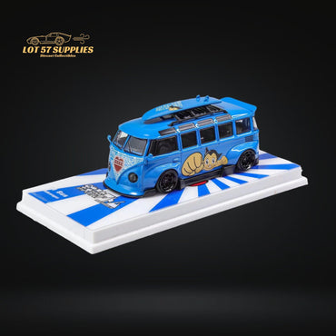 Flame Model VW Volkswagen T1 Van Bus Astro Boy Blue 1:64 (ONLINE ORDER ONLY)