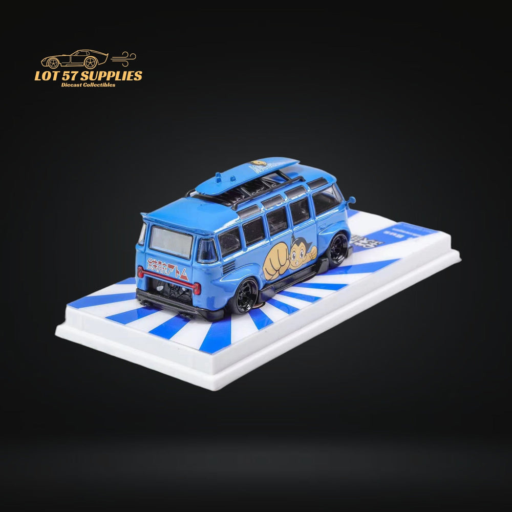 Flame Model VW Volkswagen T1 Van Bus Astro Boy Blue 1:64 (ONLINE ORDER ONLY)