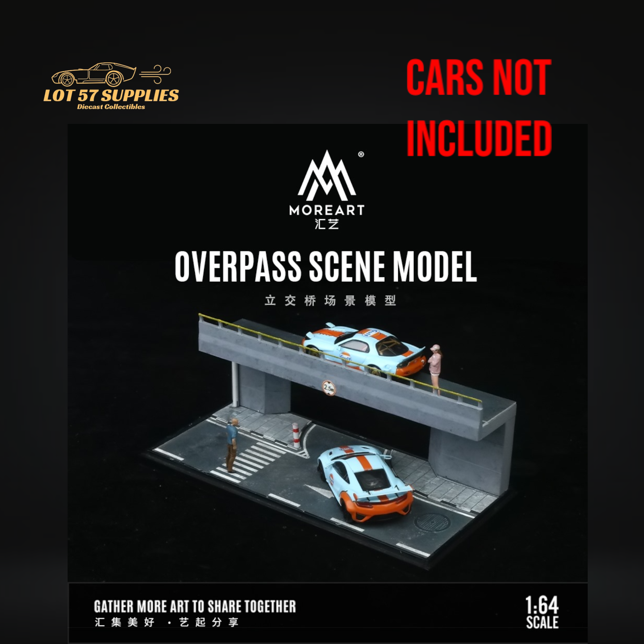 (Pre-Order) MoreArt OVERPASS SCENE MODEL Diorama Scene 1:64 MO901302 (ONLINE ORDER ONLY)