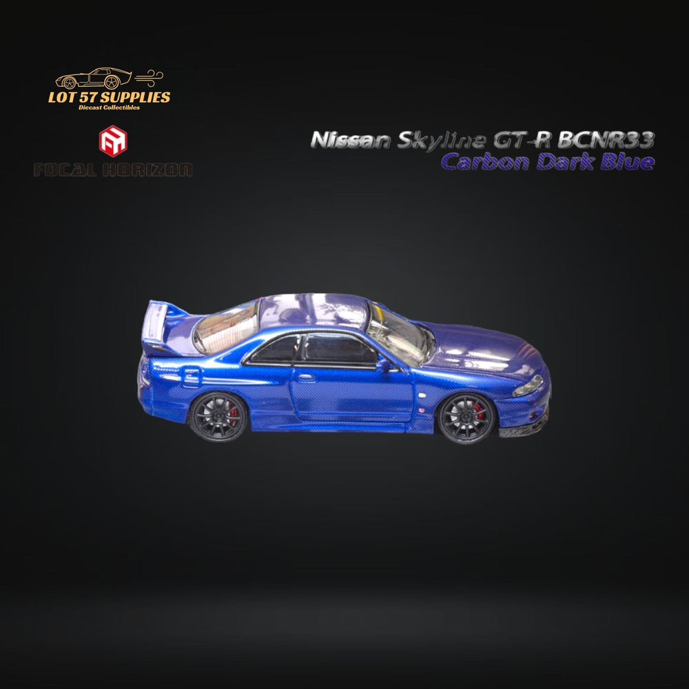 Focal Horizon Skyline GT-R R33 GT-R 4th Gen BCNR33 Full Carbon Dark blue 1:64 (ONLINE ORDER ONLY)