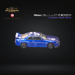 Focal Horizon Skyline GT-R R33 GT-R 4th Gen BCNR33 Full Carbon Dark blue 1:64 (ONLINE ORDER ONLY)