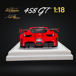 IVY MERIT 458 GT Rosso Red LBWK LB Silhouette Resin 1:18 Scale (ONLINE ORDER ONLY)