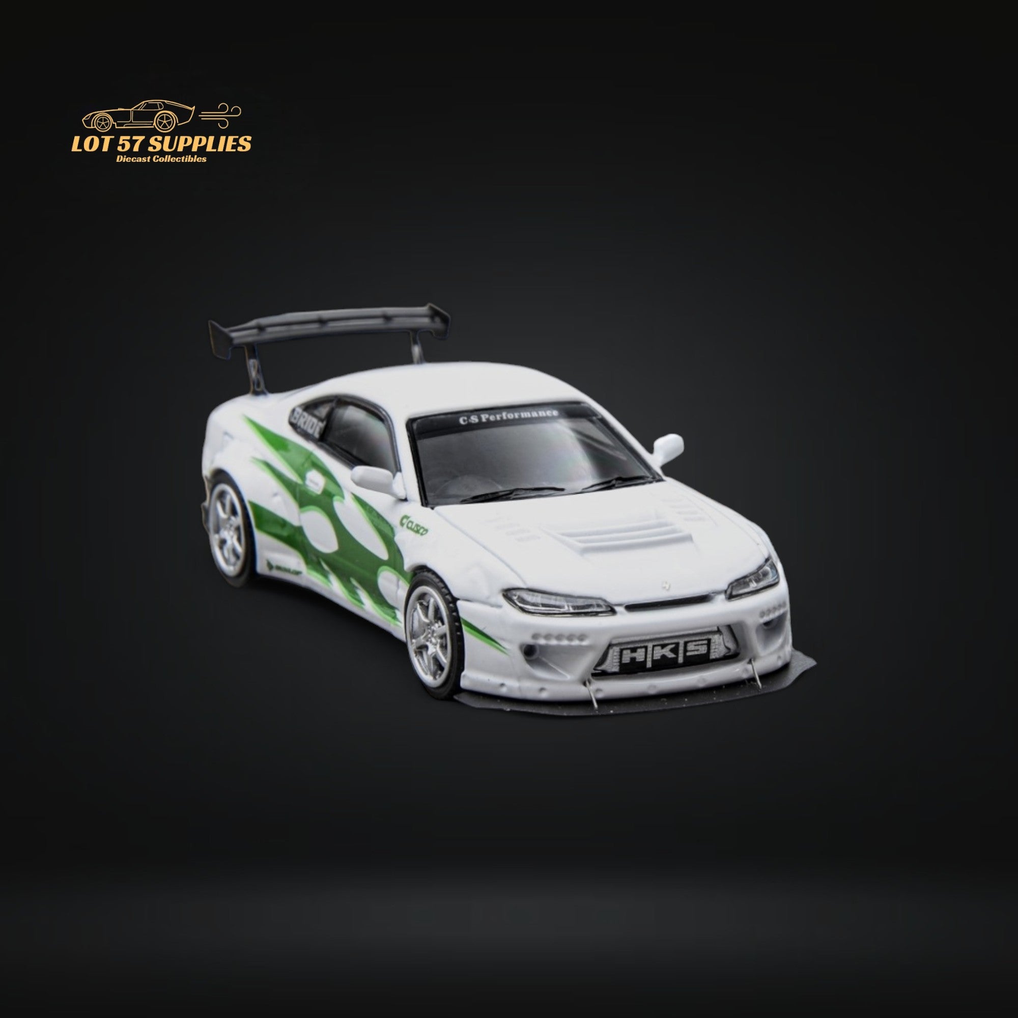Focal Horizon Silvia S15 White - Green 1:64 (ONLINE ORDER ONLY)